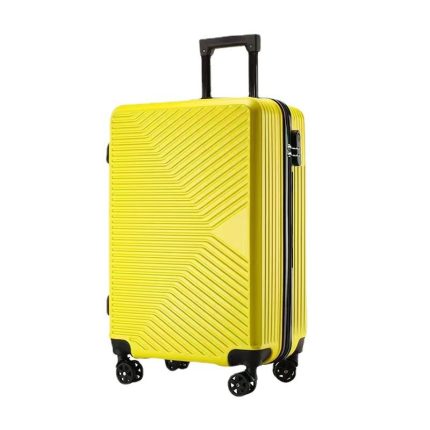 TTT-20-inch trolley suitcase with lightweight universal wheels, zippered lockable luggage, large-capacity cabin luggage