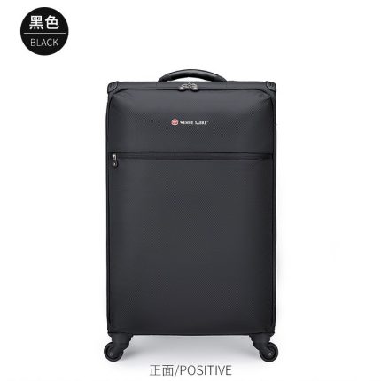 2E-1Lightweight nylon rolling suitcase, business travel luggage, 20-inch carry-on.